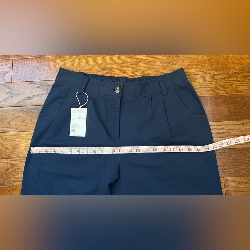 NWT- Halara Womens High Waisted  Side Pockets Casual Joggers Navy Sz L - Picture 5 of 7